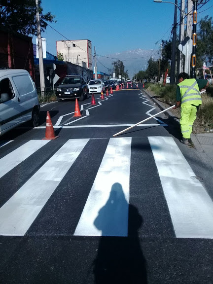 Trazado de estacionamiento